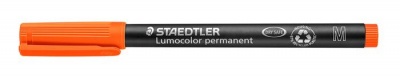 Alkoholos marker, OHP, 1 mm, STAEDTLER "Lumocolor® 317 M", narancssárga